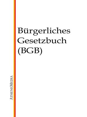 cover image of Bürgerliches Gesetzbuch
